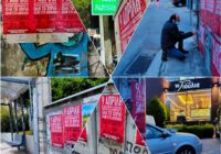 Από την αφισοκόλληση του Συνδικάτου στην Καλογρέζα