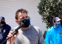 Ο πρόεδρος του Συνδικάτου Επισιτισμού-Τουρισμού Γιώργος Στεφανάκης μετά τη συνάντηση στο Υπουργείο Τουρισμού